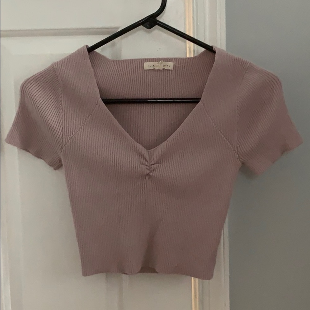 Crop top, lavender